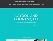 Tablet Screenshot of laydoncpa.com